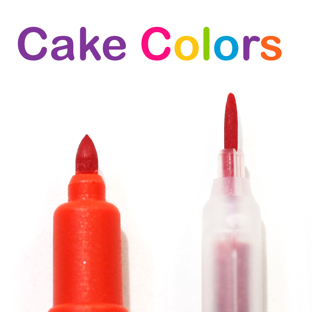 Двухсторонний пищевой фломастер «Красный» Gleb Colors