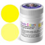 Сухой жирорастворимый краситель пищевой Gleb Colors Хинолиновый жёлтый, 10г